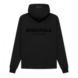 Essentials Fear of God ’s Relaxed Hoodie Damen Schwarz | ESS-SN593383