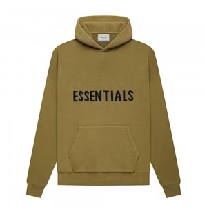 Essentials Fear of God Knit Pullover Hoodie Herren Braun | ESS-SN593308