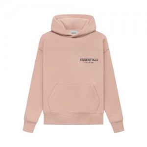 Essentials Fear of God Pullover Hoodie Herren Rosa | ESS-SN593295