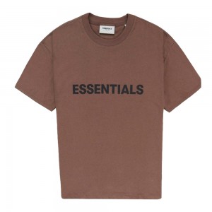 Essentials Fear of God T-shirt Herren Braun | ESS-SN593342