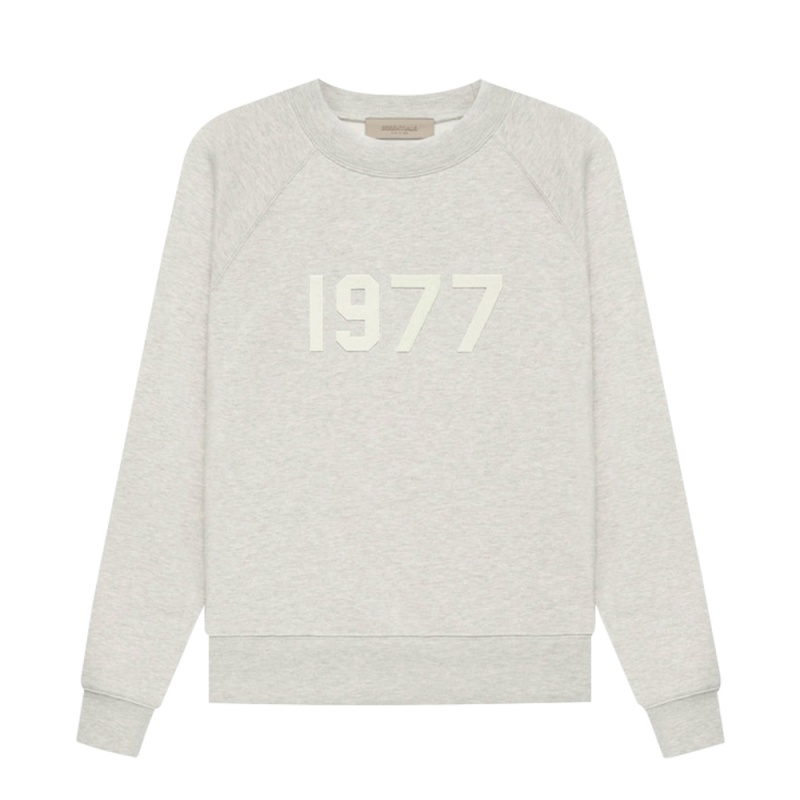 Essentials Crewneck 1977 Sweatshirt Herren Grau | ESS-SN593366