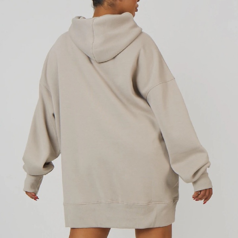 Essentials Cure Oversized Hoodie Damen Hellbraun | ESS-SN593394