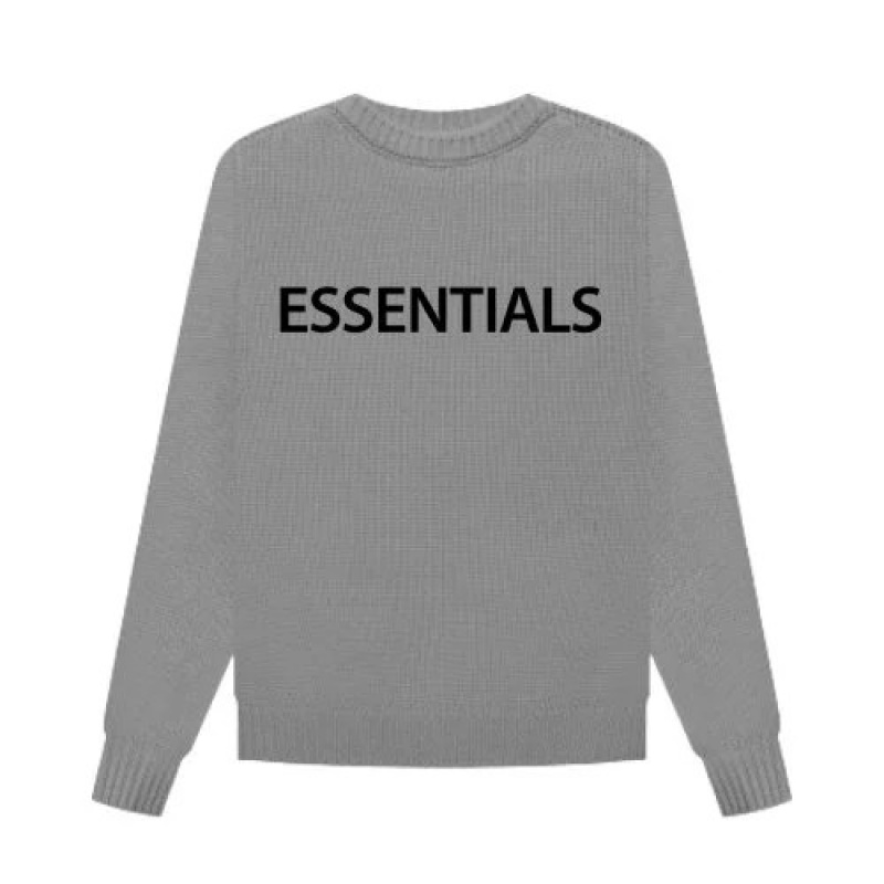 Essentials Fear Of God Overlapped Sweatshirt Herren Grau | ESS-SN593359