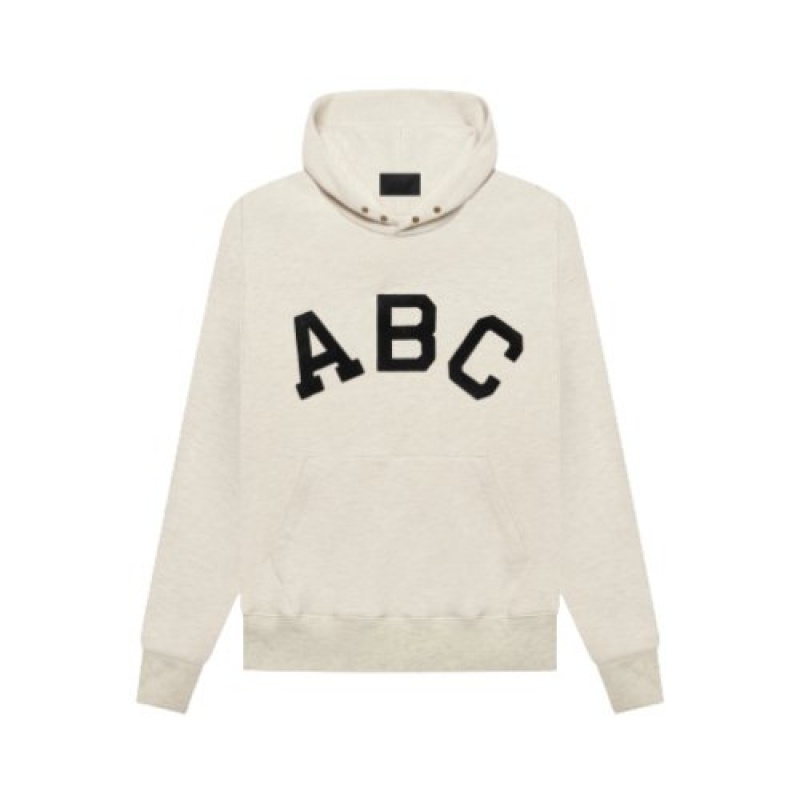 Essentials Fear of God ABC Hoodie Herren Weiß | ESS-SN593321