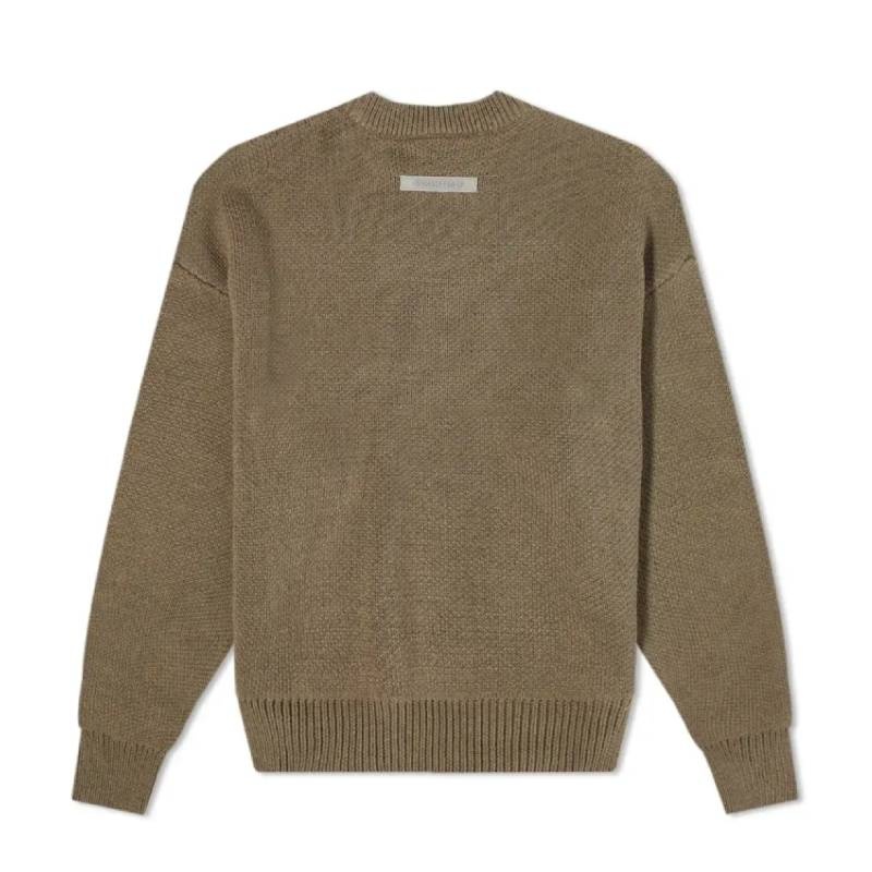 Essentials Fear of God Gestrickt Harvest Sweatshirt Herren Braun | ESS-SN593360