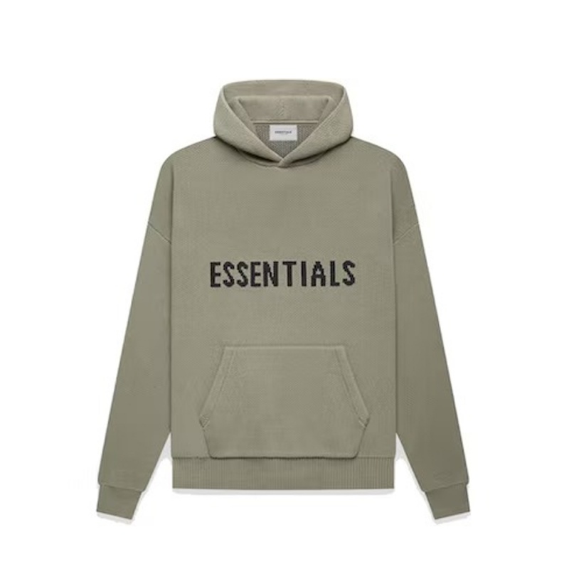 Essentials Fear of God Knit Pullover Hoodie Herren Dunkelgrau | ESS-SN593306