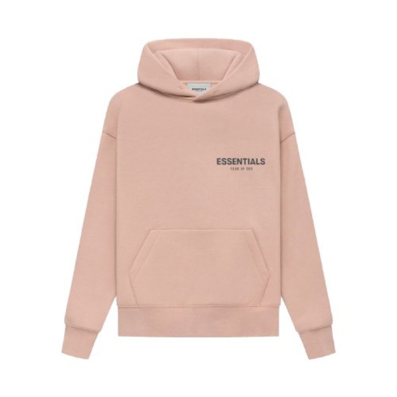 Essentials Fear of God Pullover Hoodie Herren Rosa | ESS-SN593295