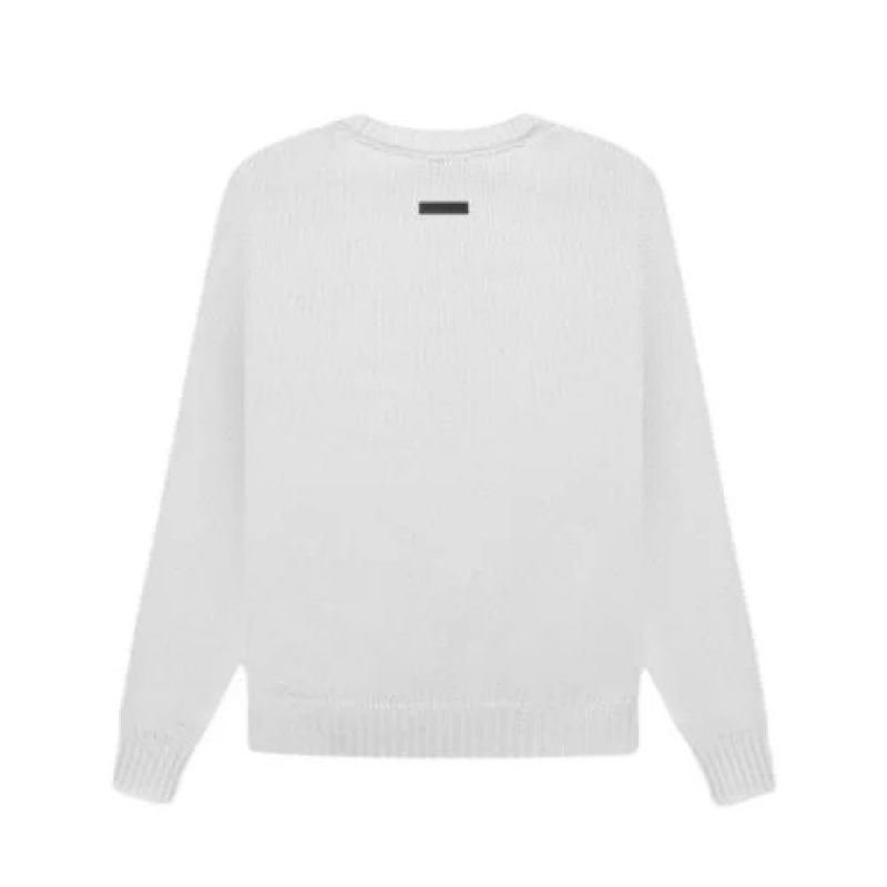 Essentials Overlapped Sweatshirt Herren Weiß | ESS-SN593363